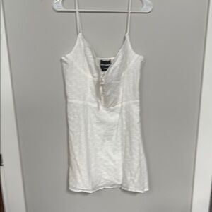 NWT Eyelet Kittenish White Mini Dress